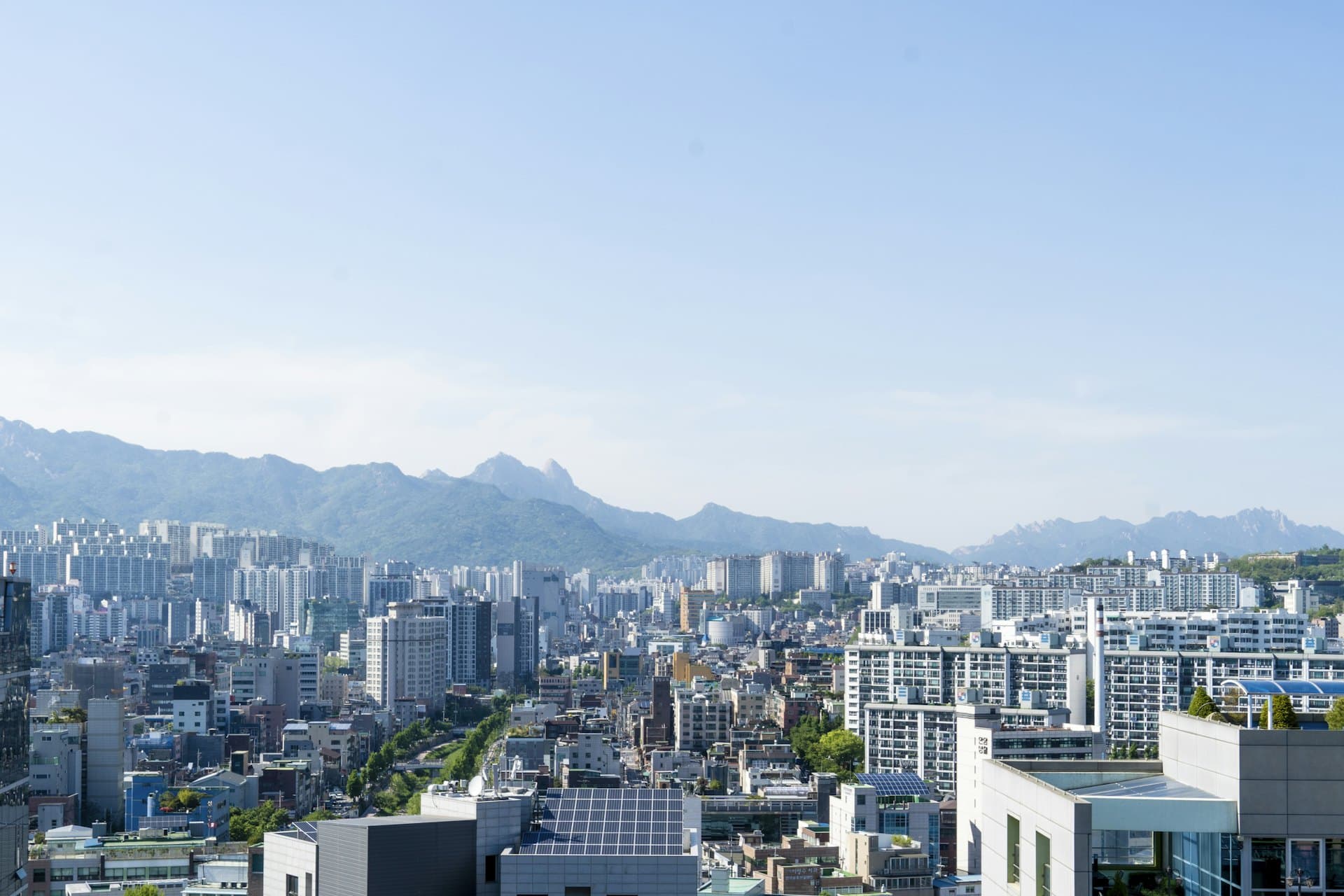 서울 도심 전경